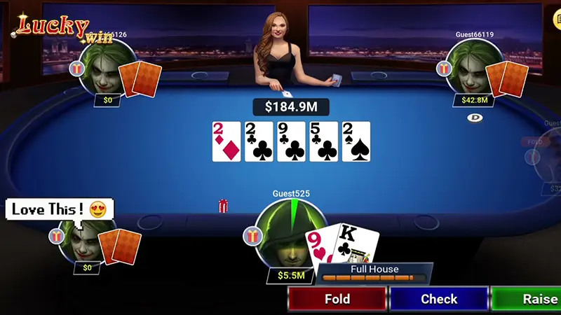 Một ván Poker diễn ra trung bình khoảng 15 - 20 phút